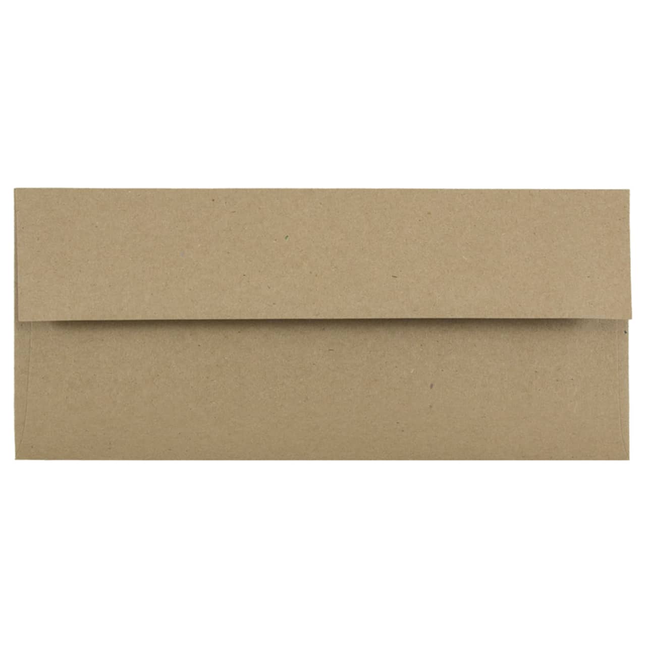 JAM Paper #10 Business Premium Brown Kraft Straight Flap Envelopes, 50ct.